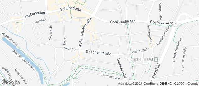 Karte mit Standort von Stadtländer Wochenmarkt Hildesheim-Neustädter Markt