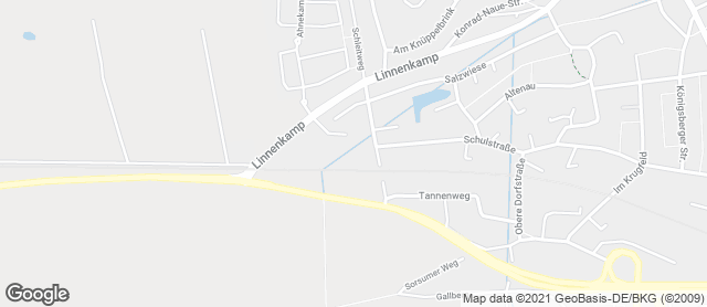 Karte mit Standort von Bäckerei Landbäckerei Grube