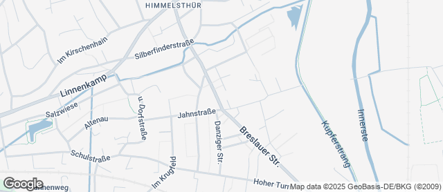 Karte mit Standort von Hildesheimer Stadtbäckerei Café Engelke GmbH