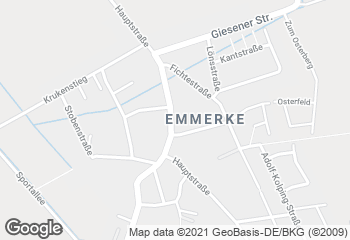Karte mit Standort von Calenberger Backstube Oppenborn OHG in Emmerke