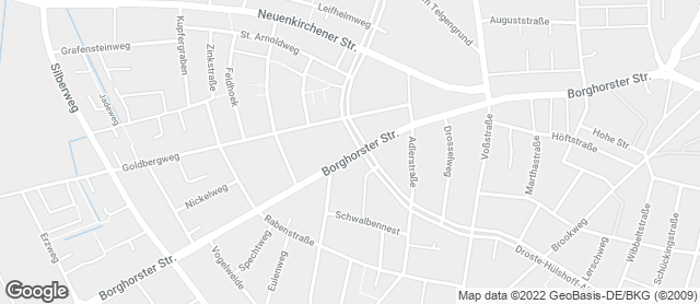 Karte mit Standort von Bäckerei-Konditorei Becker