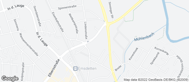 Karte mit Standort von Bäckerei "Elefantencafé" Völker