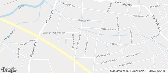 Karte mit Standort von Südring