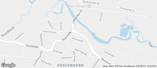 Karte mit Standort von Bäckerei Berg GmbH & Co. KG