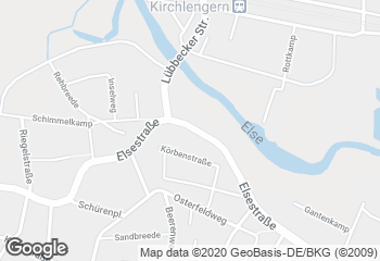 Karte mit Standort von Bäckerei Berg GmbH & Co. KG