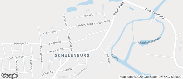 Karte mit Standort von Calenberger Backstube Oppenborn OHG in Schulenburg