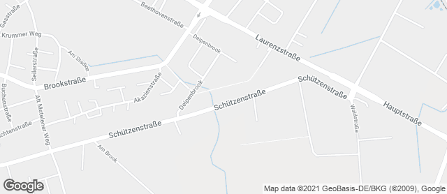 Karte mit Standort von Bäckerei-Konditorei Bäumer e.K.
