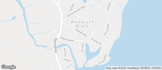 Karte mit Standort von Bäckerei Dreißig GmbH & Co. KG  Cafe Wendisch Rietz