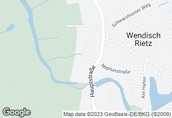 Karte mit Standort von Bäcker Wahl Wendisch-Rietz