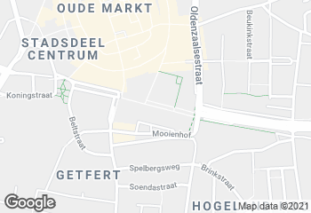 Karte mit Standort von Dagmarkt Bakkerij Duesmann in Enschede
