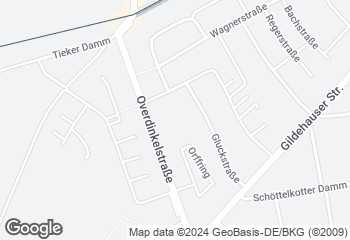 Karte mit Standort von Bäckerei Werning - Gronau