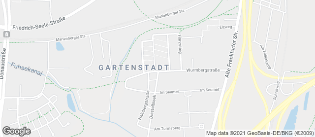 Karte mit Standort von Bäckerei Kretzschmar