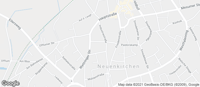 Karte mit Standort von Bäckerei & Conditorei Voss