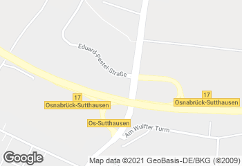 Karte mit Standort von Bäckerei & Konditorei Grave, Inh. Andreas Grave e. K.
