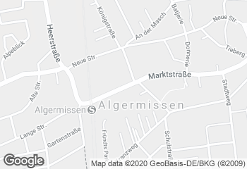Karte mit Standort von Bäckerei Wucherpfennig