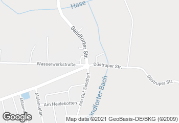 Karte mit Standort von Bäckerei Goswin Rahe