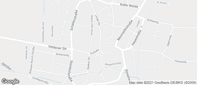 Karte mit Standort von Bäckerei Achter GmbH