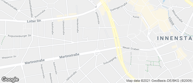Karte mit Standort von Bäckerei Brinkhege Treffpunkt Arndtstraße