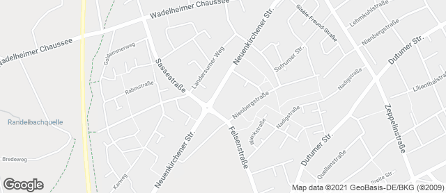 Karte mit Standort von Bäckerei Werning - Rheine