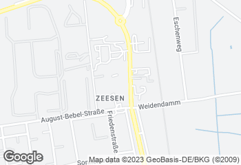 Karte mit Standort von Bäcker Wahl Zeesen NETTO