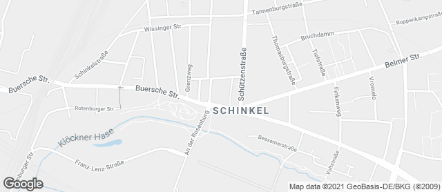 Karte mit Standort von Bäckerei Wellmann
