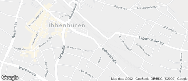 Karte mit Standort von Bäckerei & Conditorei Triffterer