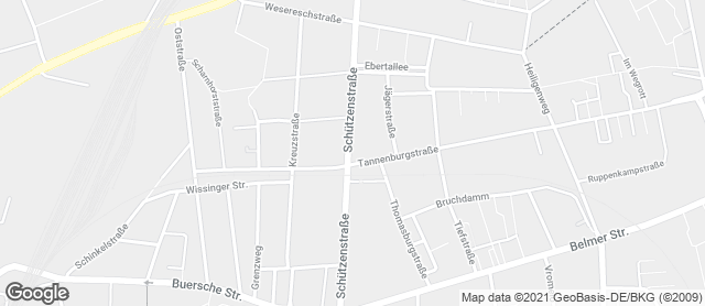 Karte mit Standort von Bäckerei Grave, Inh. Andreas Grave e. K.