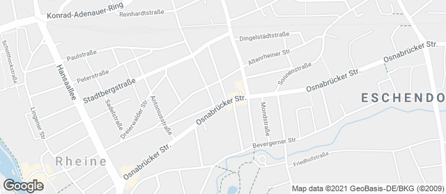 Karte mit Standort von Bäckerei Theodor Dingmann