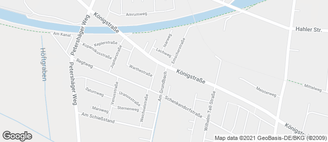 Karte mit Standort von Bäckerei Schlomann