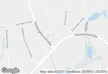 Karte mit Standort von Bäckerei Welp