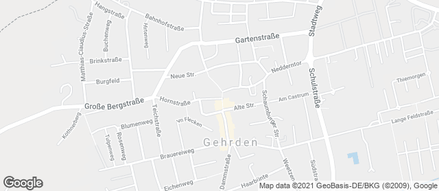 Karte mit Standort von Gehrdener Backhaus GmbH