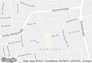 Karte mit Standort von Gehrdener Backhaus GmbH