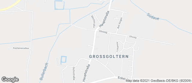 Karte mit Standort von Bäckerei Hünerberg