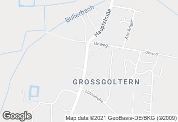 Karte mit Standort von Bäckerei Hünerberg