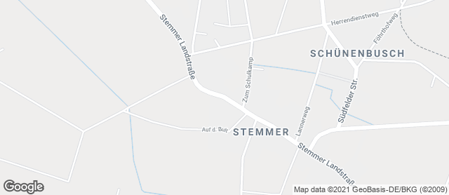 Karte mit Standort von Bäckerei Redeker