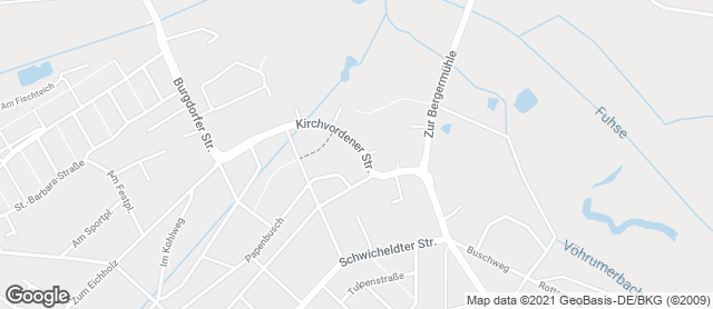 Karte mit Standort von Bäckerei Balkenholl in Vöhrum