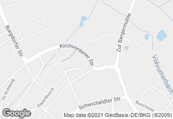 Karte mit Standort von Bäckerei Balkenholl in Vöhrum