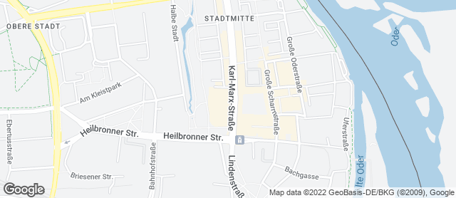 Karte mit Standort von Bäckerei Dreißig GmbH & Co. KG FF/O Lenne-Passage