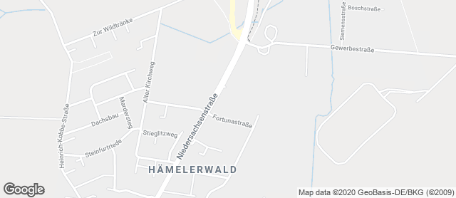Karte mit Standort von Bäckerei-Baguetterie Balkenholl Fortunastraße im Rewe Markt