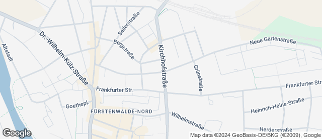 Karte mit Standort von Bäckerei Mahlkow