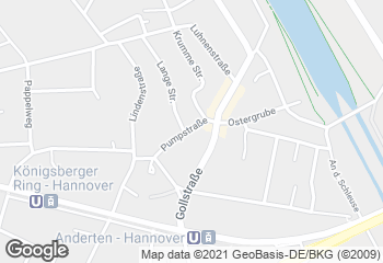 Karte mit Standort von Bäckerei Handwerksbäckerei Pieper