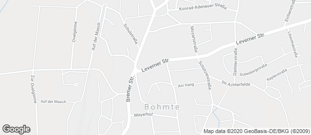Karte mit Standort von Bäckerei Overmeyer GmbH