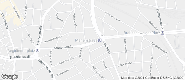 Karte mit Standort von Buck's Backparadies