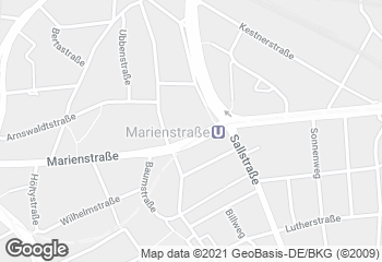 Karte mit Standort von Buck's Backparadies