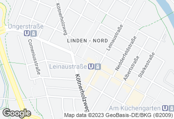 Karte mit Standort von LINDENbackt! eG