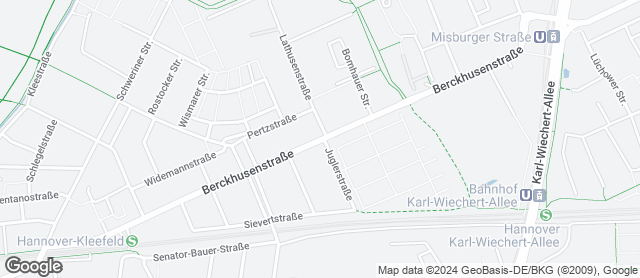 Karte mit Standort von Stadtländer Wochenmarkt Hannover- Scharperplatz