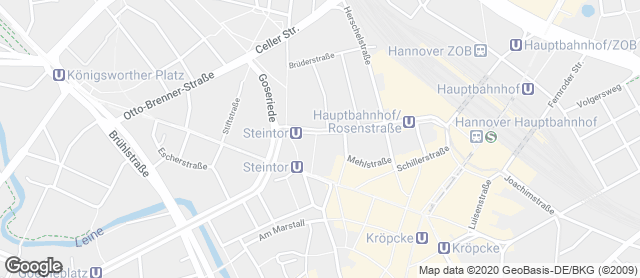 Karte mit Standort von Bosselmann. Die Landbäckerei GmbH  Fachgeschäft Nordmannpassage