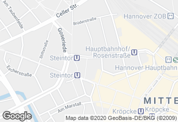 Karte mit Standort von Bosselmann. Die Landbäckerei GmbH  Fachgeschäft Nordmannpassage