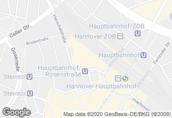 Karte mit Standort von Bosselmann. Die Landbäckerei GmbH  Hauptbahnhof I