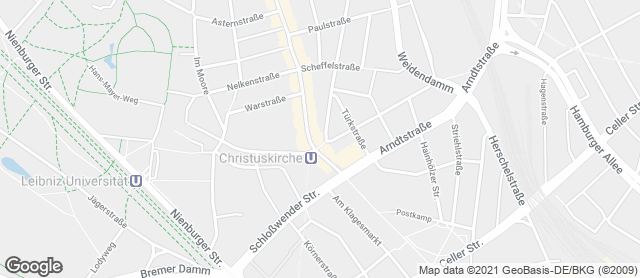 Karte mit Standort von Gehrdener Backhaus GmbH